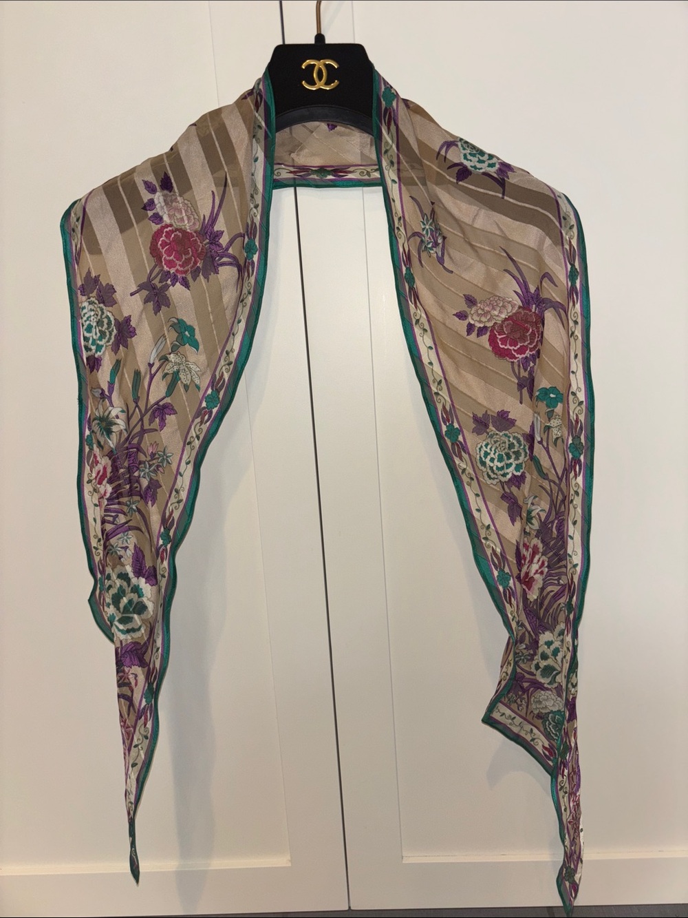 Vintage Oscar de la Renta Silk Scarf